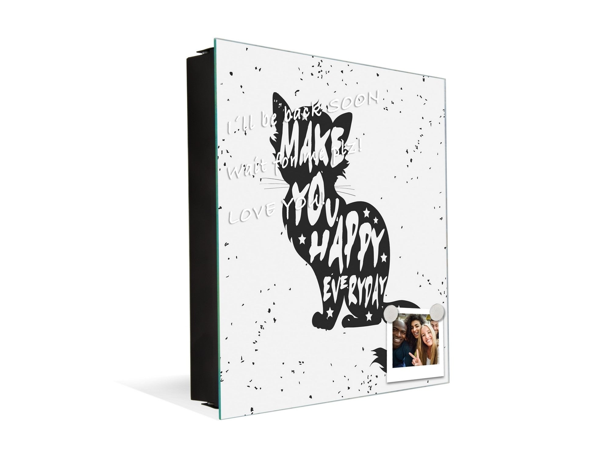 50 Keys Cabinet and Dry Erase Board in ONE K16 Doodle texts: Make you happy