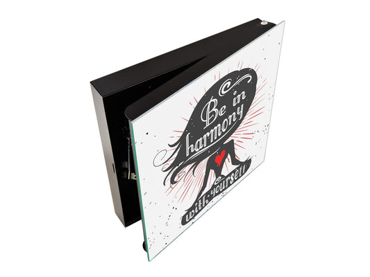 50 Keys Cabinet and Dry Erase Board in ONE K16 Doodle texts: Be in harmony