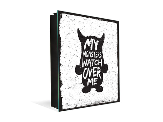 50 Keys Cabinet and Dry Erase Board in ONE K16 Doodle texts: My monsters