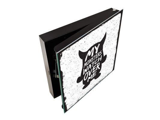 50 Keys Cabinet and Dry Erase Board in ONE K16 Doodle texts: My monsters