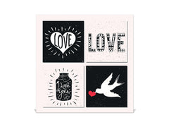 50 Keys Cabinet and Dry Erase Board in ONE K16 Doodle texts: I love you