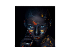 Petite armoire pour clés avec motif au choix K01 Jeune femme poser