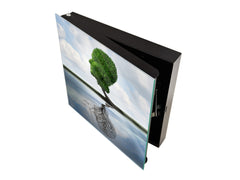 Porte-clés décoratif avec tableau à surface magnétique K10 Dépression cachée