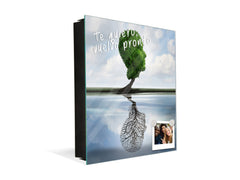 Porte-clés décoratif avec tableau à surface magnétique K10 Dépression cachée