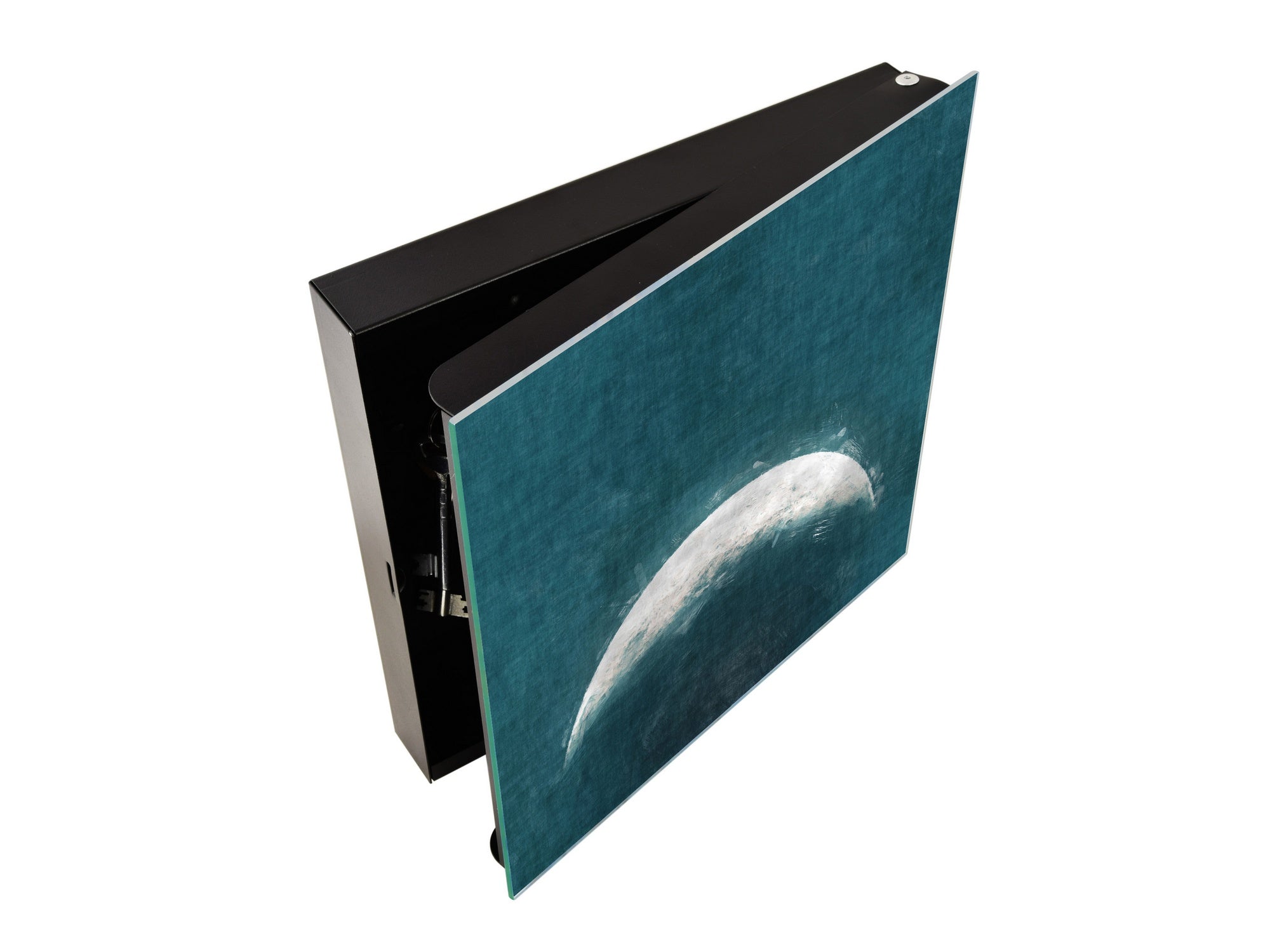 Petite armoire pour clés avec motif au choix K01 Lignes concentriques