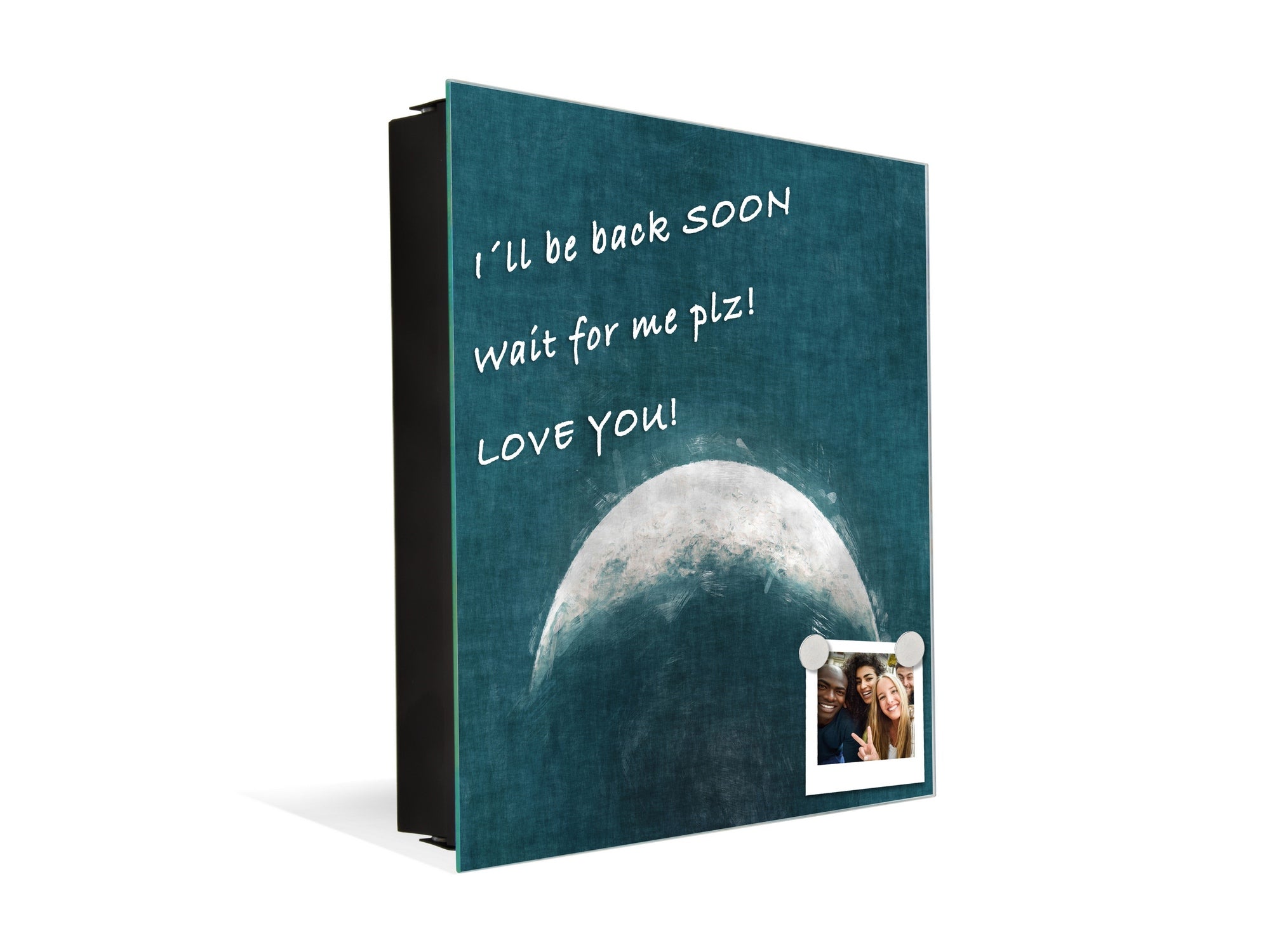 Petite armoire pour clés avec motif au choix K01 Lignes concentriques