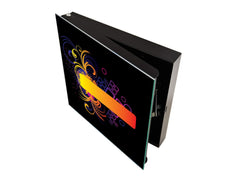  Dekorative Key Box K01 Buntes grunge