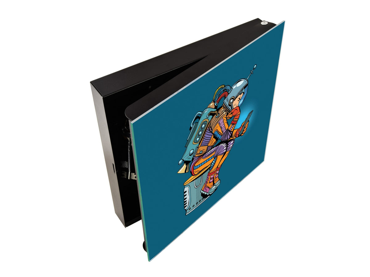 Soporte de llave montado en la pared K11  Astronauta retro