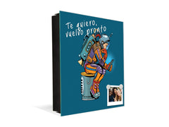 Soporte de llave montado en la pared K11  Astronauta retro