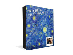 Petite armoire pour clés avec motif au choix K01 Style Van Gogh