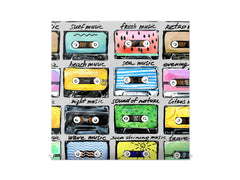 Steel key storage locker K09 Retro Audio cassettes