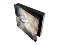 50 Key lock Box storage holder K13 Cyborg woman