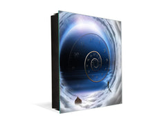 Armadietto moderno per chiavi con motivo a scelta K01 Linee concentriche