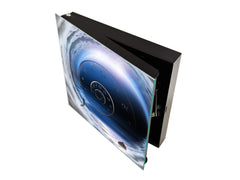 Armadietto moderno per chiavi con motivo a scelta K01 Linee concentriche