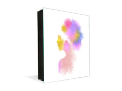 50 Key lock Box storage holder K13 Woman silhouette