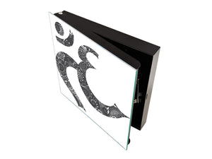 Elegante Caja de Llaves con decoración a tu gusto K12 Símbolo Omkara