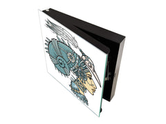 50 Key lock Box storage holder K13 Shaman woman