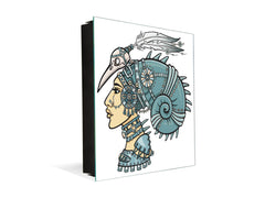 50 Key lock Box storage holder K13 Shaman woman