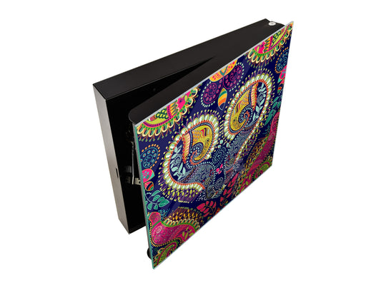 Petite armoire pour clés avec motif au choix K01 Inspirations Cachemire