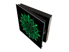 Modern Key Locker K04 Cannabis leaf art