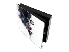 50 Key lock Box storage holder K13 Abstract woman face