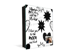 50 Keys Cabinet and Dry Erase Board in ONE K16 Doodle texts: Moon love