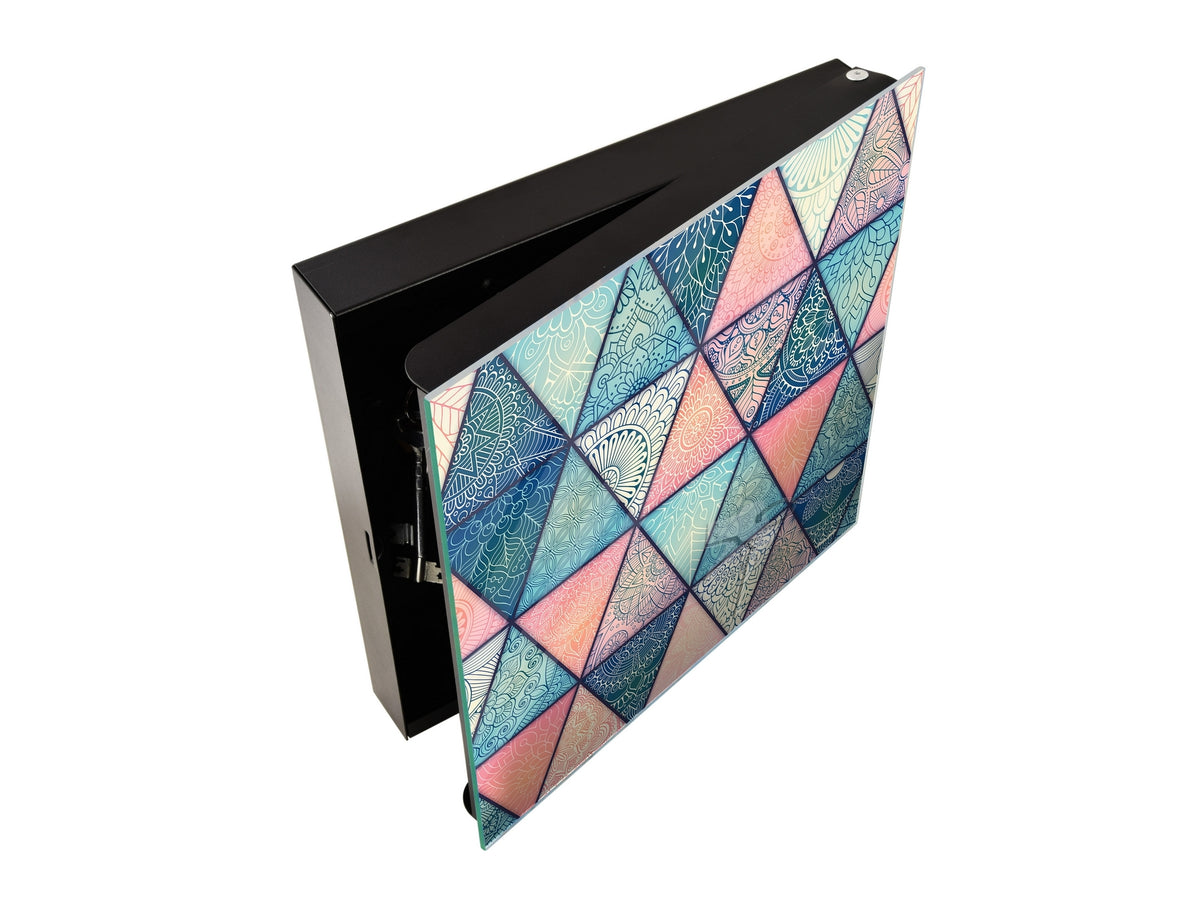 Wall Mount Key Box together K12 Hand drawn mandala