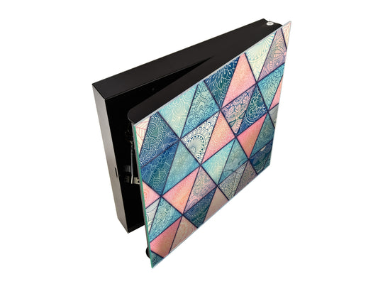 Wall Mount Key Box together K12 Hand drawn mandala