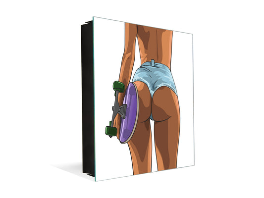 50 Key lock Box storage holder K13 Sexy young woman