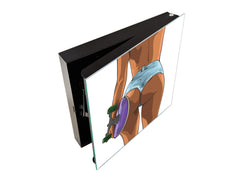 50 Key lock Box storage holder K13 Sexy young woman