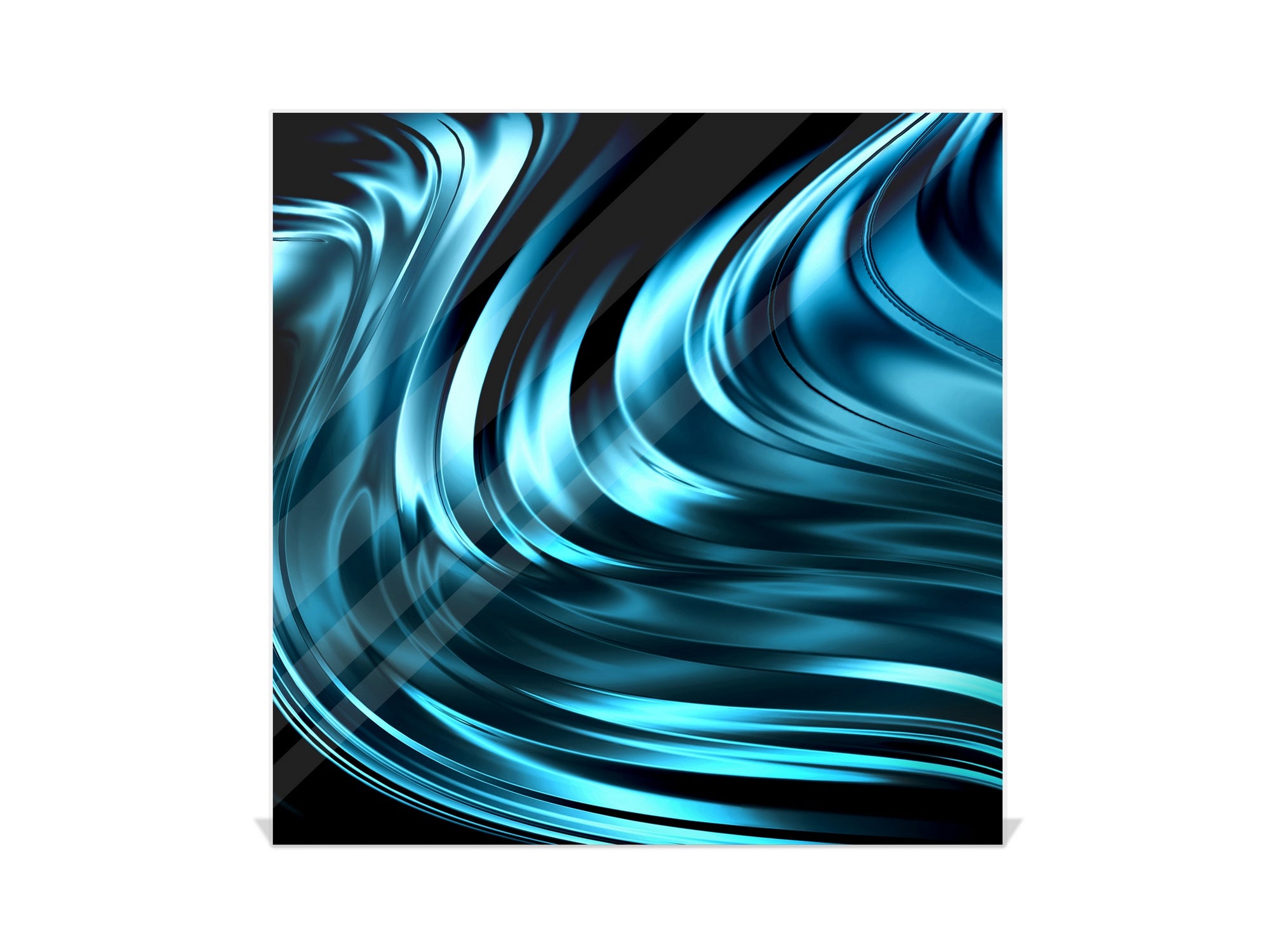 Wall Mount Key Box together with Decorative Dry Erase Board KN09 Colourful Variety Series: Blue abstract composition