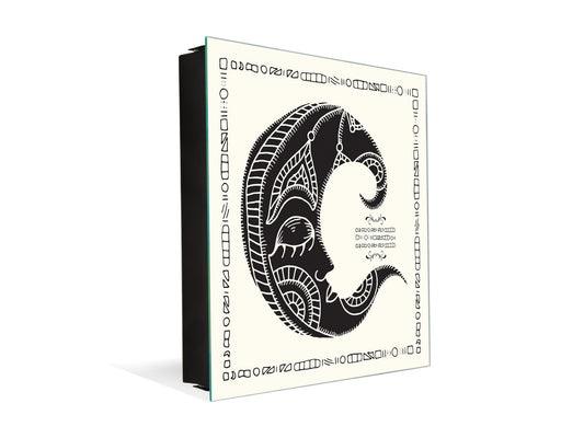 Petite boîte de décoration pour clés avec images au choix K05 Design oriental de la lune