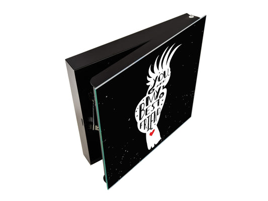 50 Keys Cabinet and Dry Erase Board in ONE K16 Doodle texts: My best friend