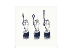 50 Key lock Box storage holder K10 Spoon, fork and knife