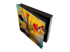 Decorative Key Storage Cabinet K08 Kandinsky Style Oil on Canvas
