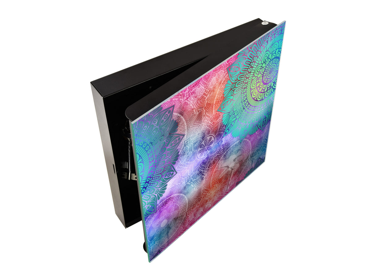 Wall Mount Key Box together K12 Vintage mandalas