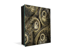 Armario de llaves con decoración a elegir K10 Fantasía fractal steampunk