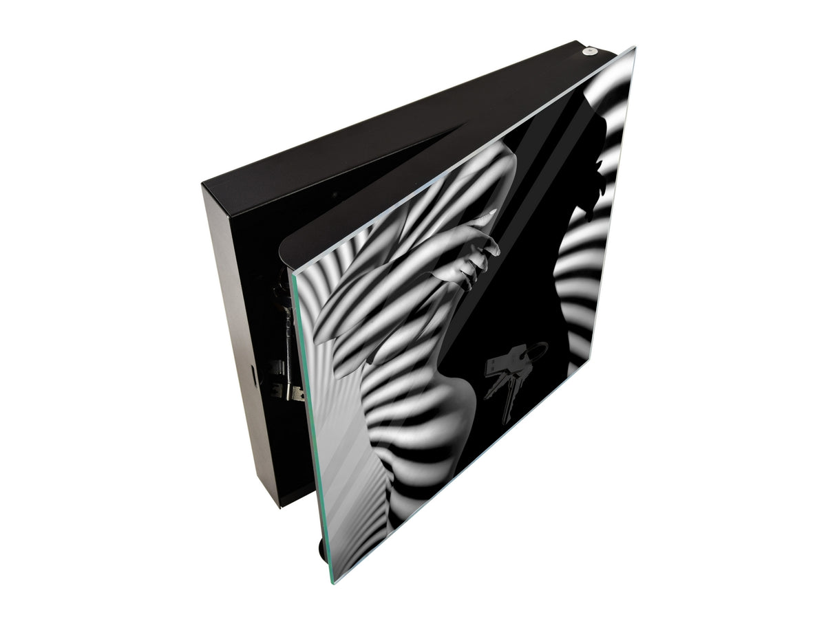 50 Key lock Box storage holder K13 Nude woman art photo
