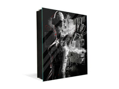 Boîte porte-clés dotée de 50 crochets pour petite entreprise K11 Femme cyborg