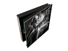 Boîte porte-clés dotée de 50 crochets pour petite entreprise K11 Femme cyborg