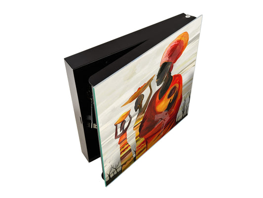 50 Key lock Box storage holder K13 Women with Baby