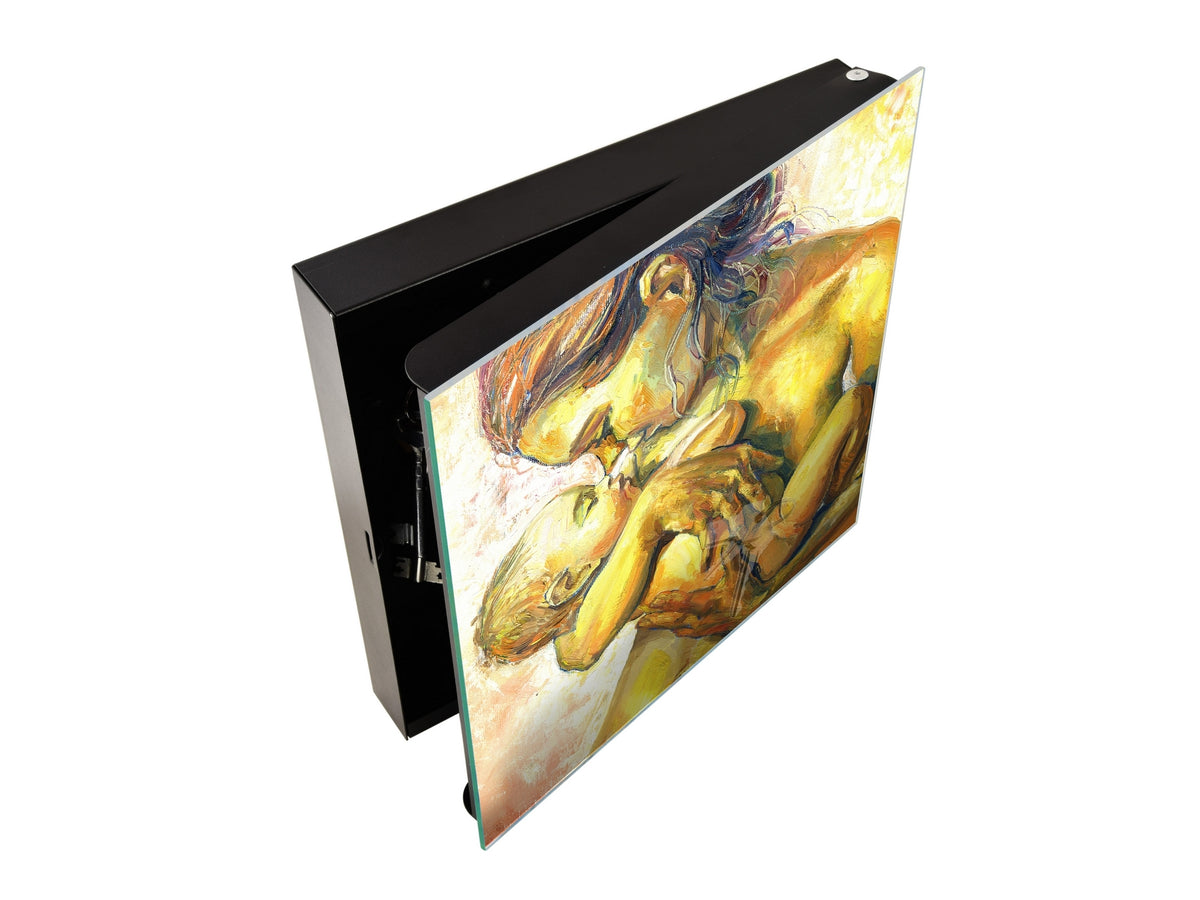 50 Key lock Box storage holder K13 Woman with a child in her arms