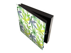 50 Keys Holder with Glass Magnetic Dry Erase Board K04 Wildflower cannabis