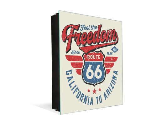 Wall Mounted Key Cabinet K03 Route 66