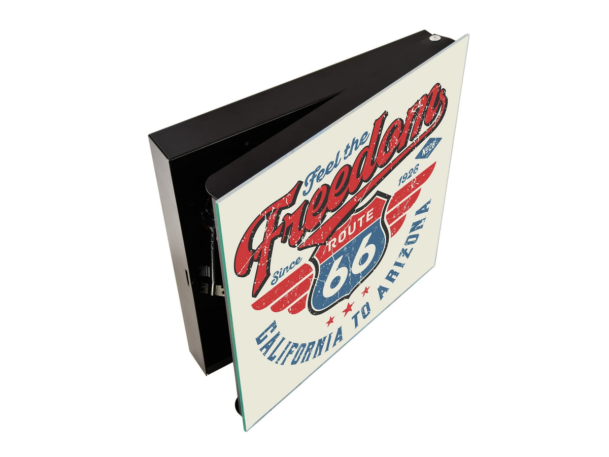 Wall Mounted Key Cabinet K03 Route 66