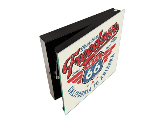 Wall Mounted Key Cabinet K03 Route 66