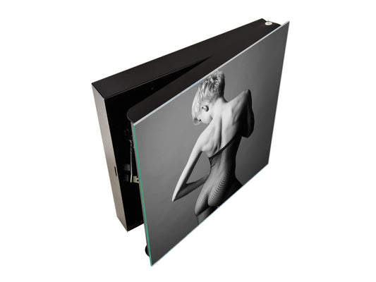 50 Key lock Box storage holder K13 Sexy nude woman art
