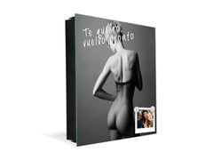 50 Key lock Box storage holder K13 Sexy nude woman art