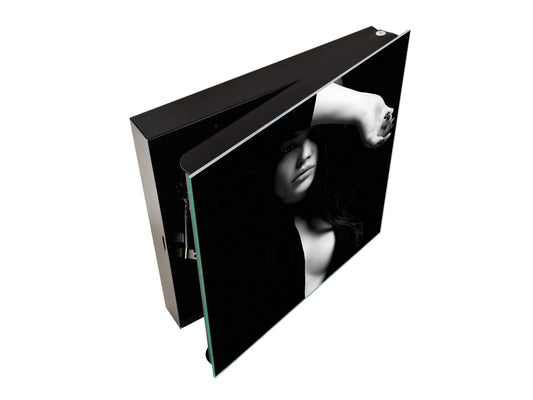 50 Key lock Box storage holder K13 Woman in dark