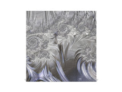 Key Cabinet Storage Box with Frameless Glass White Board KN10 Decorative Surfaces Series: Silver waves